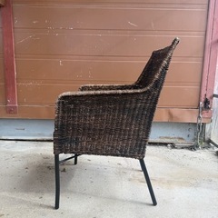 sa-fu CHAIR ウィッカー 桜屋工業 編込 ダイニングアームチェアの画像