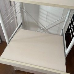 
キッチン収納　電子レンジ炊飯器可の画像