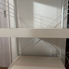 
キッチン収納　電子レンジ炊飯器可の画像
