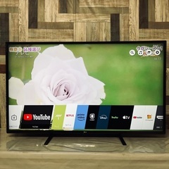 即日受渡❣️49型LG 4KTV YouTube Netflixネット32500円