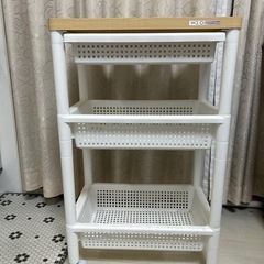 キッチン　収納棚　ワゴン