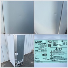 ■三菱 2ドア冷凍冷蔵庫 146L 2022年製 MR-P15G■MITSUBISHI 白 マットホワイト■単身用冷蔵庫 1人用2ドア冷蔵庫の画像