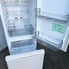 ■三菱 2ドア冷凍冷蔵庫 146L 2022年製 MR-P15G■MITSUBISHI 白 マットホワイト■単身用冷蔵庫 1人用2ドア冷蔵庫の画像