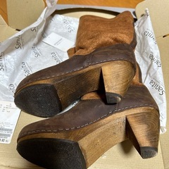 ★JOURNAL STANDARD ジャーナルスタンダード Sanita皮革製ブーツ 箱あり★の画像