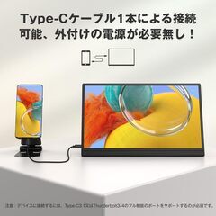 Newsouモバイルモニター 5.6インチ 1920x1080 IPS液晶パネルの画像