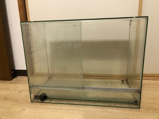 扉付きテラリウム水槽