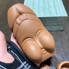 【新品未使用】おかめ酒器　おたふく　春画　子孫繁栄　おもしろグッズ　徳利&お猪口の画像
