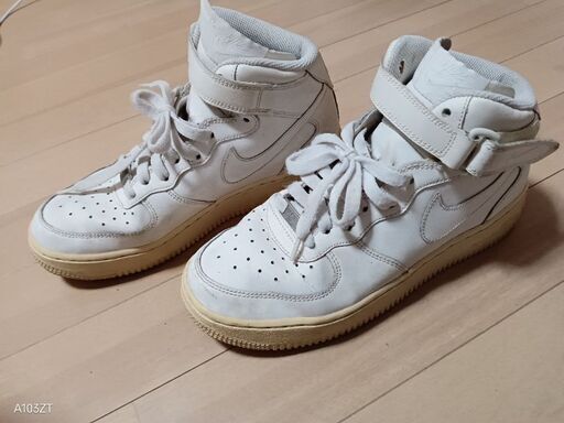 NIKE ナイキ AIR FORCE 1 エアフォース1 白 24cm AIRFORCE1 エアフォース 1 ダンク ハイカットスニーカー ハイカット スニーカー DUNK