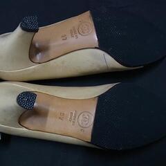 CHANEL シャネル レザー ヒール パンプス 表記サイズ 37 (約24.0cm) の画像