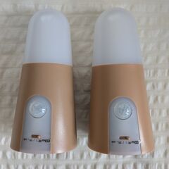 LEDセンサーライト BSL40SL 乾電池式（2つセット）