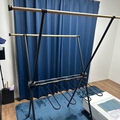 カインズ　伸縮する室内物干し　折りたたみ式