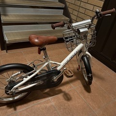 ルイガノ 16インチ 自転車 子ども K16PLUS 白の画像