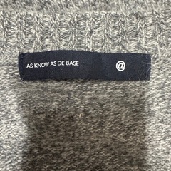 薄、暖かいAS KNOWS AS アンゴラニットの画像