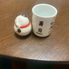 お猪口+猫の画像