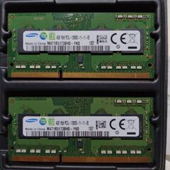 【売約済】【メモリ 4GB  x 2】SO-DIMM SDRAM...