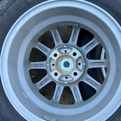 WAREN   13インチ アルミホイール 175/70R13タイヤ付き4本セットの画像