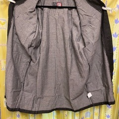 【新品】デニム アウターシャツ Lサイズ ブラック系の画像