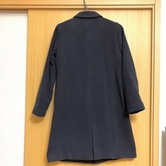 チェスターコート ネイビーの画像