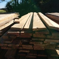 材木　木材　ウッドデッキ　木塀　型枠　キャンプ場　グランピング　プレハブ　小屋　倉庫　納屋　DIY材料　マキ　薪　等に 吉見町の画像