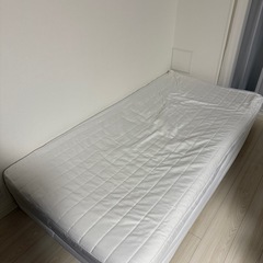 無印　脚付きマットレス　シングル