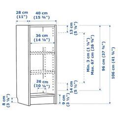IKEA カラーボックス２つ