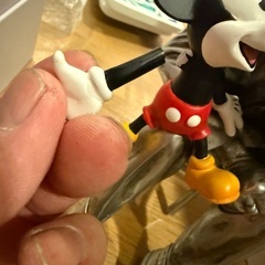 エネスコ(enesco) スタチュー『ディズニー・トラディション(DISNEY TRADITIONS)』 100周年記念フィギュア ウォルト・ディズニー&ミッキーマウス Disney 100years of wonde 展示品 ウォルトの右側にいるミッキーの右腕折れ有りの画像