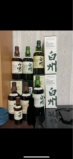 白州12年　白州　山崎　山崎ミニボトル　計7本セット