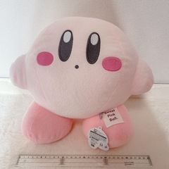 星のカービィ　やさしいてざわりのBIGぬいぐるみの画像