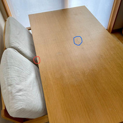 【新潟の方限定✨】無印良品/MUJI ダイニングセット テーブル/チェアの画像