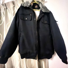 アウター　黒　ドカジャン