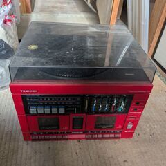 ジャンク品　東芝　SL-5　ミニコンポ　レコードプレーヤーの画像