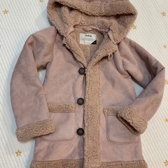 ikka フェイクムートンジャケット サイズ120