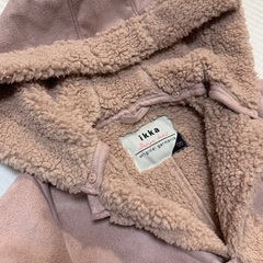 ikka フェイクムートンジャケット サイズ120の画像