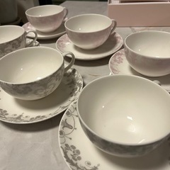 LAURA ASHLEY/ローラ アシュレイ｜ティーカップ・ソーサー 6客の画像