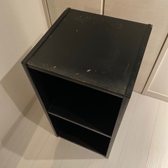 カラーボックス ブラック の画像