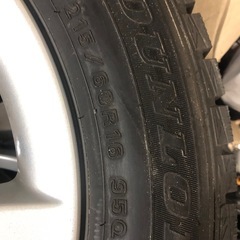 ホンダ純正ホイール16インチ スタッドレスタイヤ DUNLOP WINTER MAXX 215/60R16 4本セット ヴェゼル オデッセイ ステップW等の画像