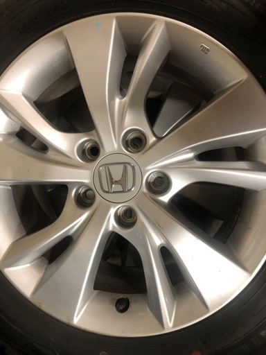 ホンダ純正ホイール16インチ スタッドレスタイヤ DUNLOP WINTER MAXX 215/60R16 4本セット ヴェゼル オデッセイ ステップW等