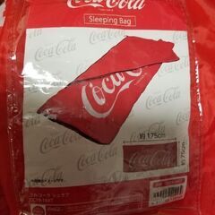 Coca-Cola　コカ・コーラ　寝袋　シュラフ　中古品　の画像