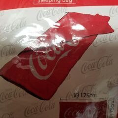 Coca-Cola　コカ・コーラ　寝袋　シュラフ　中古品　の画像
