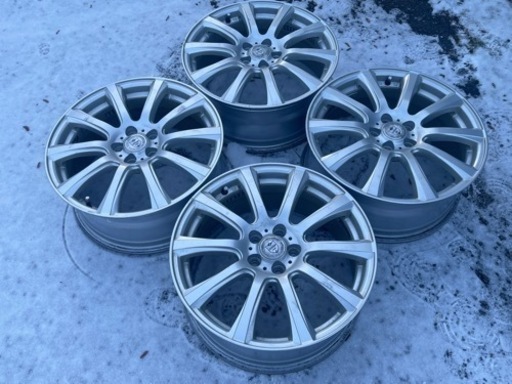 ア）weds JOKER FLASH ウェッズ ジョーカー フラッシュ 17インチ×7J／IN SET+50／5H／P.C.D100／ハブ径72㎜ アルミホイール4本SET