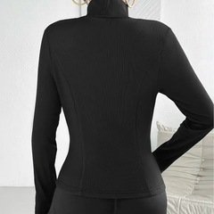 【新品】ジップアップジャケット（裏起毛）　Ｌの画像