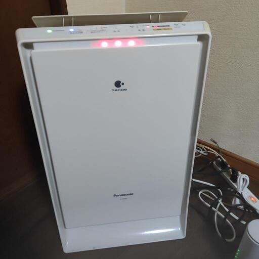 パナソニック 空気清浄機 ナノイーナ 加湿も 15年式 木造7畳まで コンクリ11畳  受け取りは三光町