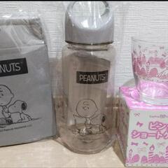 新品　未使用　スヌーピーメイト　ボトル&P付きボトルホルダー&サ...