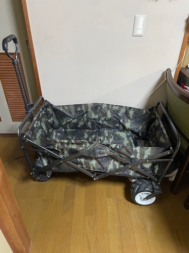 キャリーワゴン150kg対応 アウトドアワゴン 折りたたみ レッド 耐荷重150kg 容量100L キャリー 