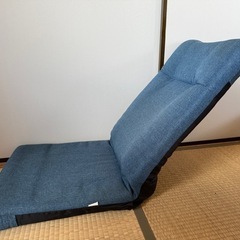 座椅子　角度は6段階調整可の画像