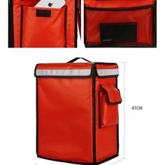 【美品】配達バッグデリバリーバッグ便利な保温・保冷機能付きバックパック！の画像