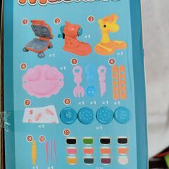 【新品激安】豪華粘土セット おままごと 3in1 マシン 知育玩具 ごっこ遊びの画像