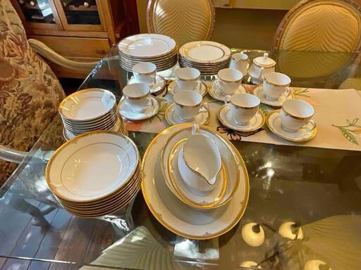 Noritake/バッキンガムゴールド/63点セット/洋食器/未使用未開封