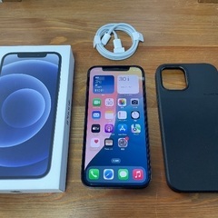 【美品】アップル Apple iPhone 12 64GB ブラック SIMフリー [MGHN3J/A]お子様のスマホデビュー機として♪