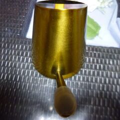 （管理A-20)おしゃれなステンレス製ウォータリングカン散水ポットの画像